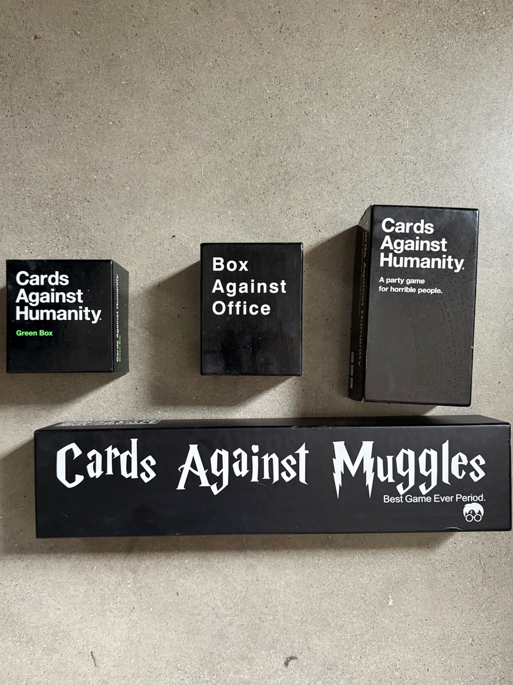 Cards Against Humanity Bundle - Regular, Harry Potter, + The Office versions